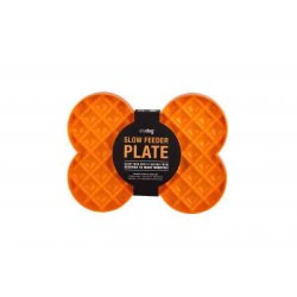 Slow Feeder plate Orange
