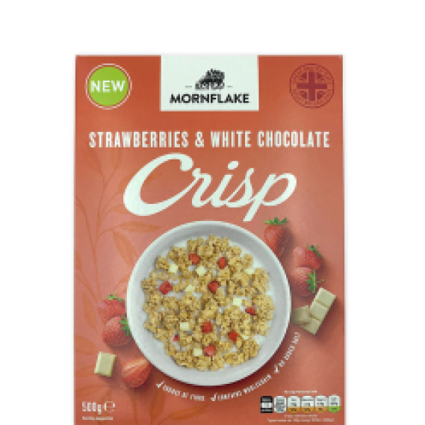 Mornflake Strawberry & White Choc Crisp