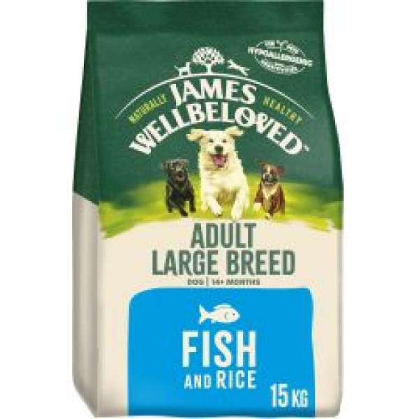 James Wellbeloved Large Breed fish 15kg