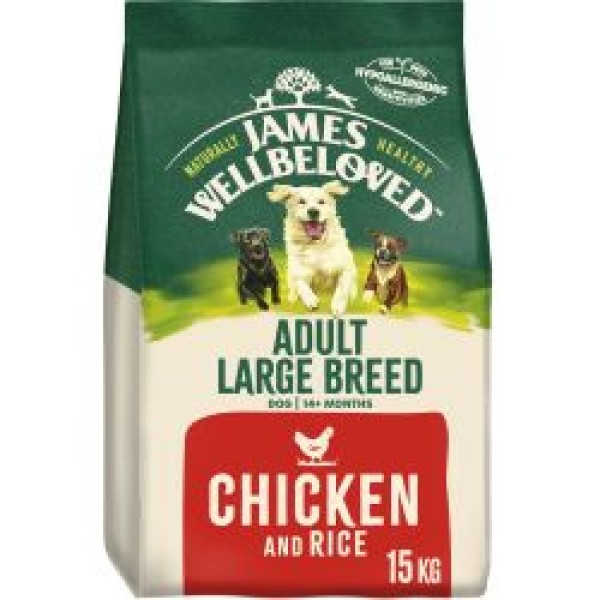 James Wellbeloved Chicken lge breed 15kg