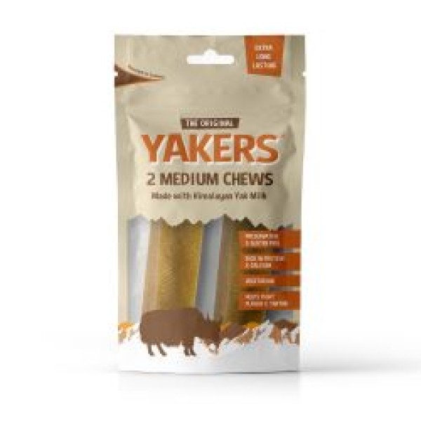 Yakers Medium Chew 2 pack